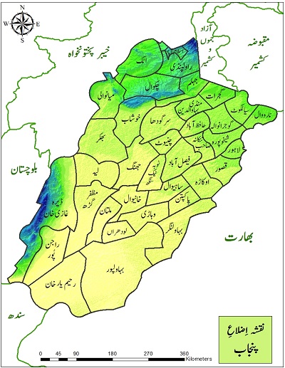 Punjab Map